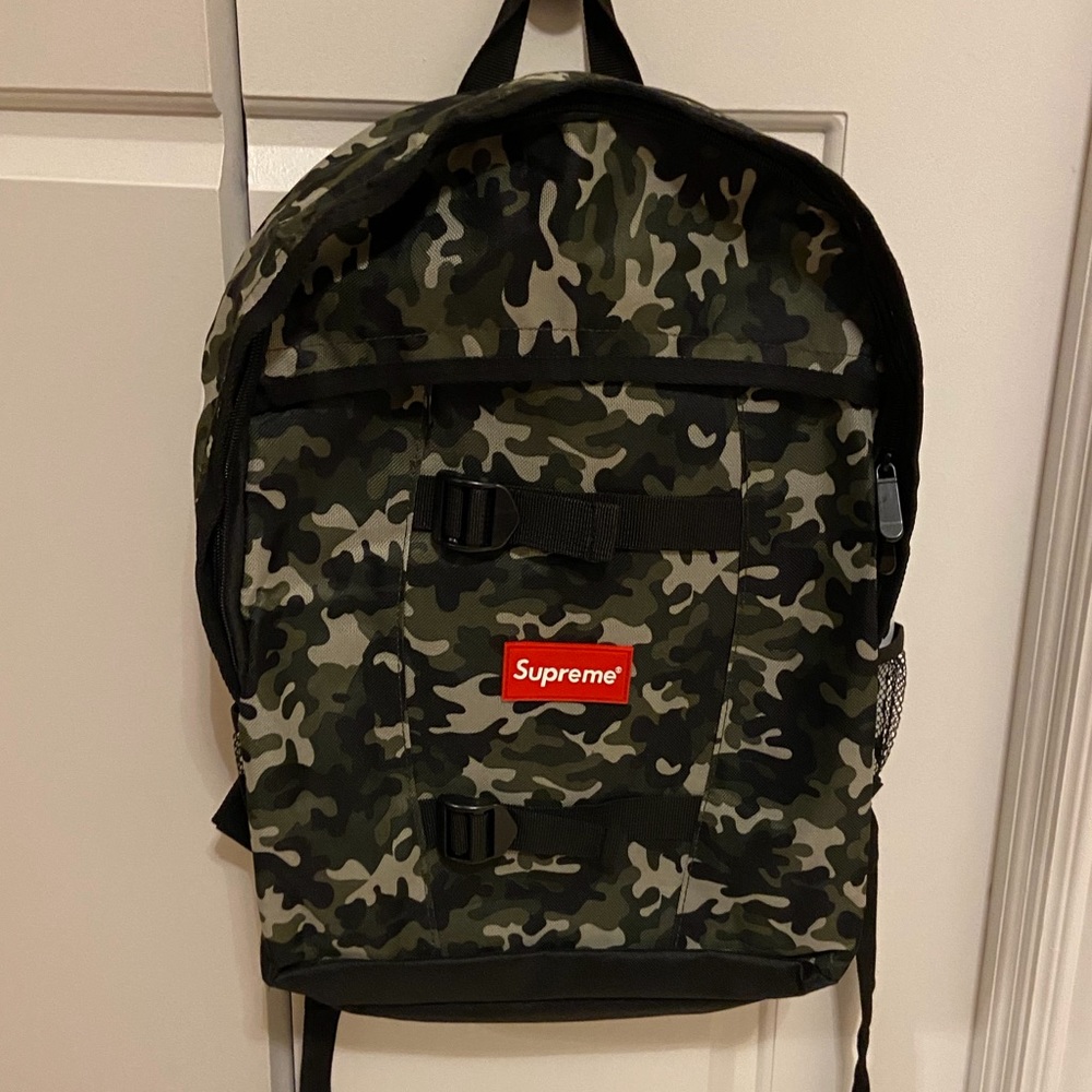 Designer inspired supreme bag